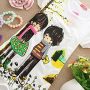 Sweet Couple Printed Design Long T-Shirt
