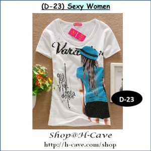 Sexy Women Printed Design T-Shirt